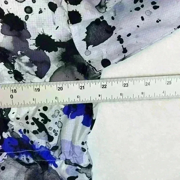 Zella Jacket Blue Women’s Size Medium Packable in Zippered Back Pocket - Picture 11 of 12